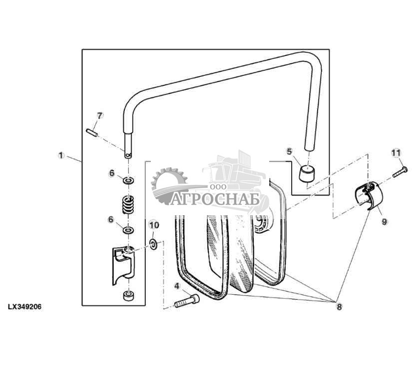 НАРУЖНОЕ ЗЕРКАЛО, НЕТЕЛЕСКОПИЧЕСКОЕ 